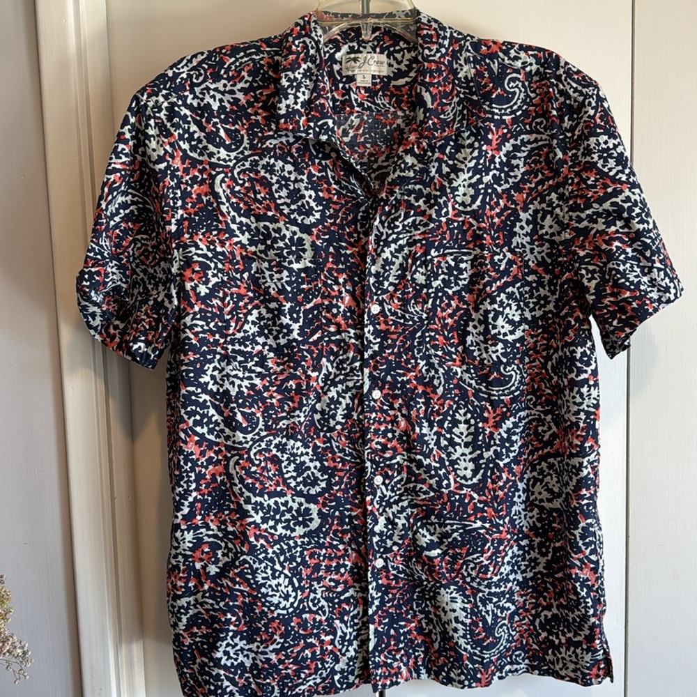 J Crew Men's Paisley Shirt